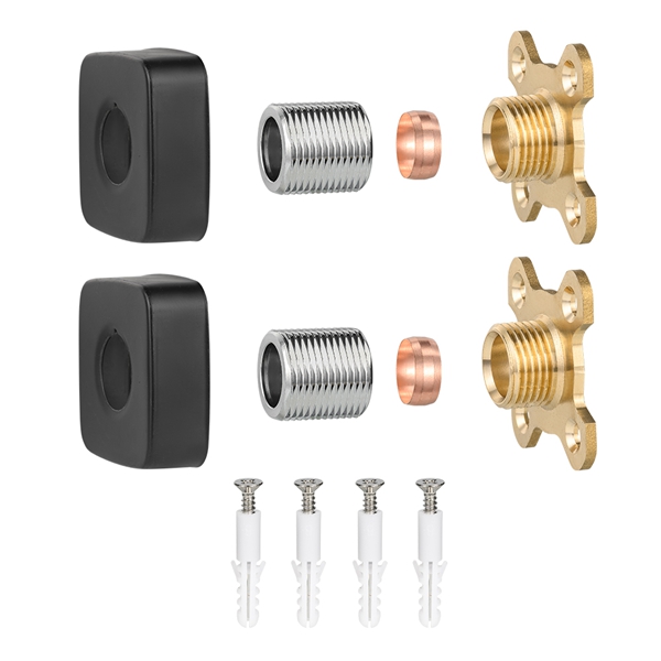 Tấm vòi hoa sen hình vuông màu đen