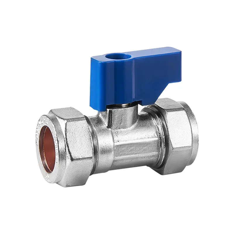 Van bi thẳng đôi Ferrule bằng đồng thau