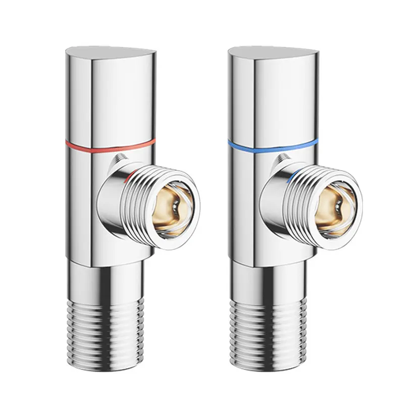 Electroplated Brass Angle Valve Electroplated Brass Angle Valve