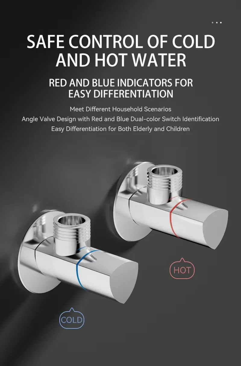Electroplated Brass Angle Valve Electroplated Brass Angle Valve