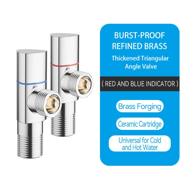 Electroplated Brass Angle Valve Electroplated Brass Angle Valve