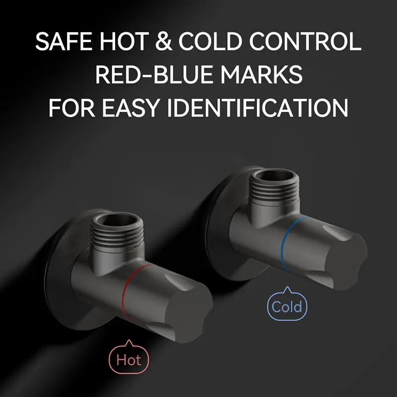 Grey Brass Angle Valve