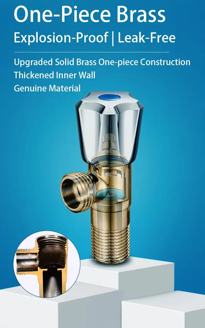 One-Piece Brass Angle Valve