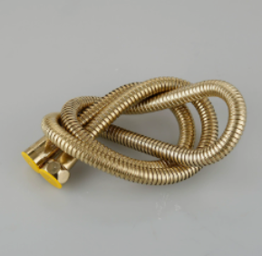 Vòi sen bằng thép không gỉ nhiều kích thước, Ống kéo ra EPDM chống cháy nổ cho bình xịt Bidet & Van góc bồn cầu