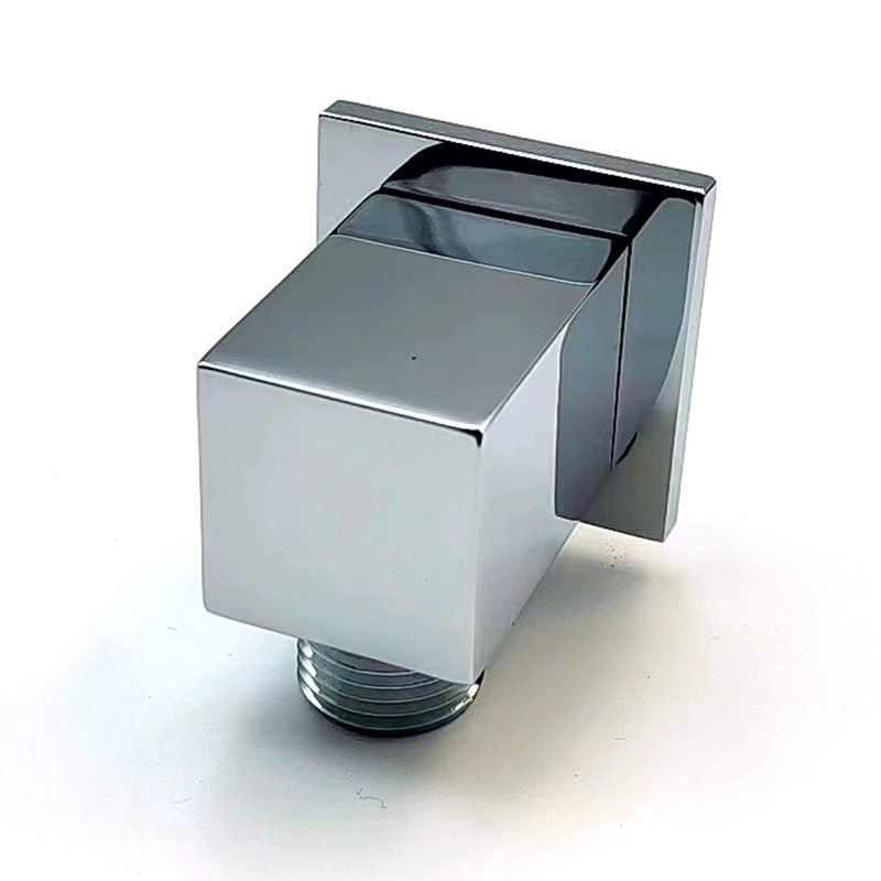 Giá đỡ vòi hoa sen bằng đồng nguyên khối cao cấp, Giá đỡ hình vuông giấu cho vòi hoa sen cầm tay, giá treo tường chịu lực cao