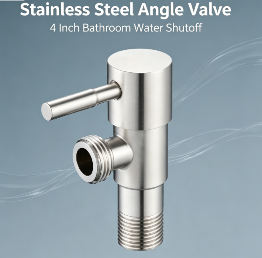 Van chặn góc bằng thép không gỉ cao cấp, Van ngắt nước không rò rỉ ren 1/2 inch cho nhà vệ sinh, bồn rửa, máy nước nóng Hệ thống nước trong phòng tắm