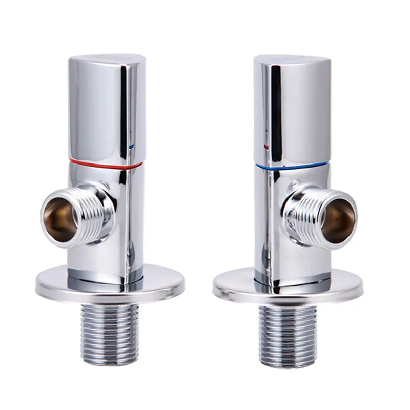 Van góc bằng đồng thau gia cố